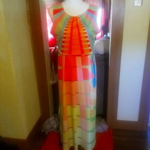 Rainbow summer dress